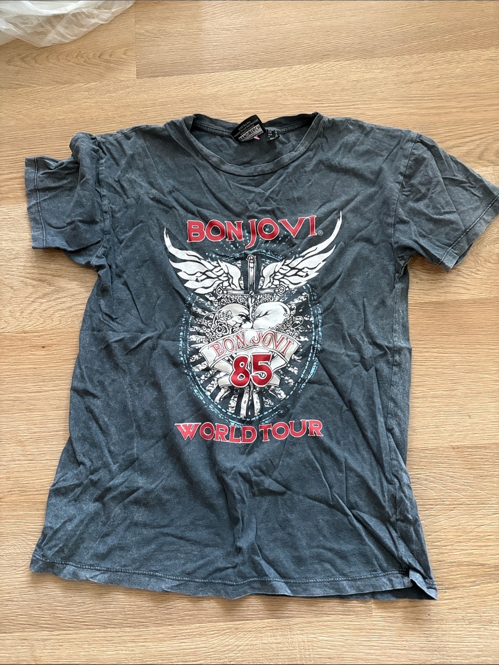 Bon Jovi 85 World Tour Graphic Tee - Black